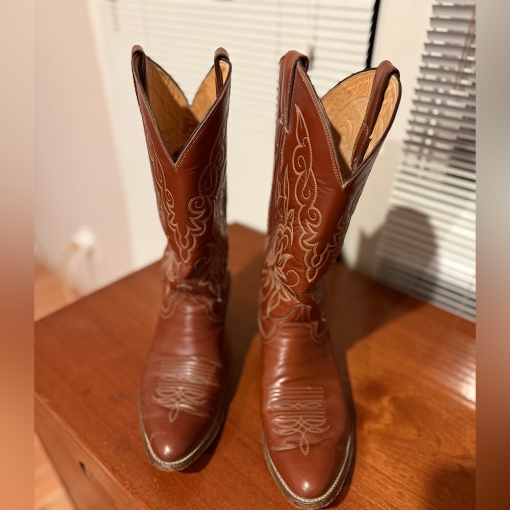 Justin Boots Rich Brown Western Boots